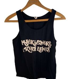 Macklemore & Ryan Lewis 2013 Tour Tank Size S Black Band Shirt Summer Trendy